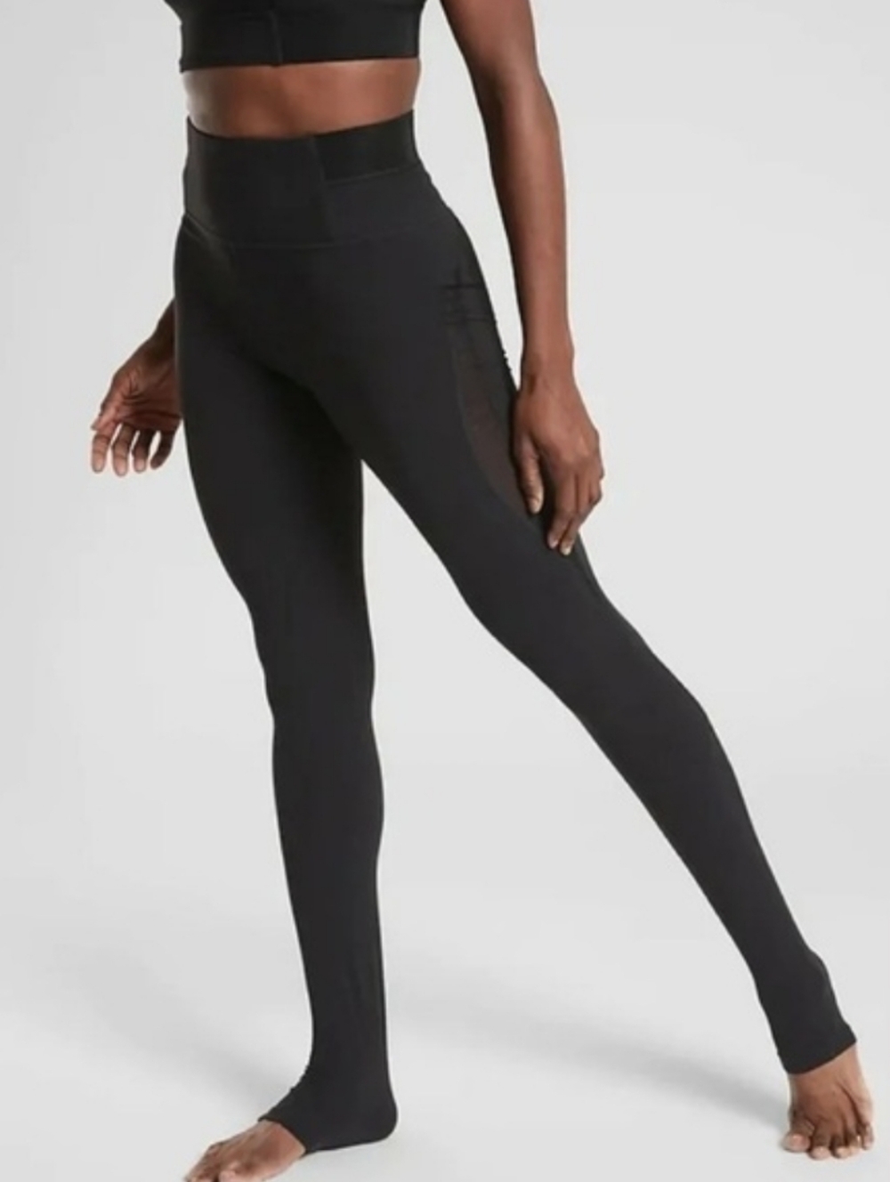 ATHLETA Elation Over the Heel Tight Black M Medium Full Length